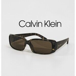Calvin Klein Women’s Designer Sunglasses Brown Tortoise Acrylic Frame R579S-206